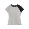 Contrast Color Slim Fit T-Shirt